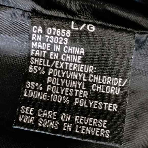 Vintage Seduction European Fit Polyvinyl Jacket Worn Once - Picture 6 of 7